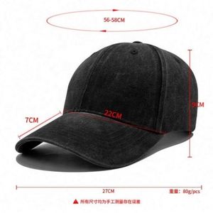 Custom Logo Embroidered Adult Casual Distressed Cotton Baseball <b>Cap</b> <b>Flat</b> Brim Velcro Closure Washed Finish Promotional Use - Product Image 4
