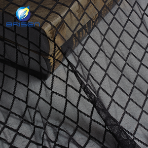 Acquistare tejidos jacquard tenda nera del vestito di <span class=keywords><strong>tul</strong></span> en línea - Product Image 2