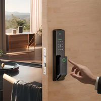 Usine directe 6068 mortaise empreinte digitale mot de passe écran Rfid carte clé Tuya APP WIFI serrure de porte intelligente avec caméra HD