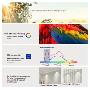 Luz de techo preintegrada sin marco para sala de estar <span class=keywords><strong>Downlight</strong></span> LED moderno Diseñador de cabeza triple doble individual - Product Image 3