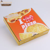 Vente en gros Boîte à pizza en papier kraft, cartons, Boîte à pizza en papier ondulé recyclé bon marché