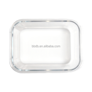 In De Magnetron Te Gebruiken Pyrex-Glazen Verpakkingen Voor Voedselopslag Glazen Lunchdoos Met Bamboe Deksel - Product Image 4