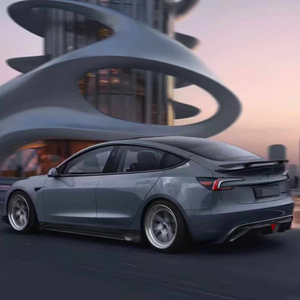 Highland 2024 Kit de carrocería de fibra de carbono Tesla Modelo <span class=keywords><strong>3</strong></span> nueva condición parachoques delantero labio faldas laterales difusor trasero función de protección - Product Image 4