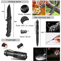 Articles de plein air Kit de survie d'urgence Kit de premiers soins Kit de premiers soins Camping Trip Edc Forfait tactique d'urgence