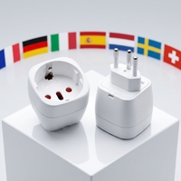 Suisse Adaptateur de voyage Allemagne Schuko Eu vers adaptateur de prise suisse Suisse 10a 250v Triple prise