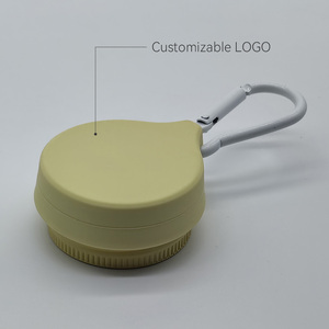 Custom Mini Aluminum Jar with Silicone Sleeve &amp; Keychain | Refillable <strong>Travel</strong> <strong>Container</strong> for Lip Balm &amp; Solid Perfume | Wholesale - Product Image 4