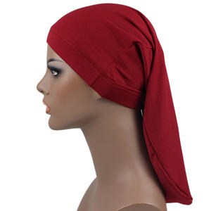 HZM-22053 Unisexe Spandex Bandes Élastique Cheveux Longs Dreads Tête Wraps Tresses Bonnet Solide Couleurs Tube Bandeaux - Product Image 6