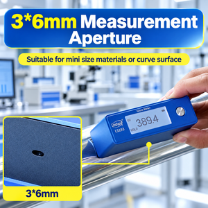 Linshang LS193 Glossmètre à micro-aperture 60 degrés pour peinture courbée, métal et test de petites surfaces - Product Image 5
