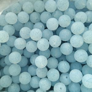 Nuovo arrivo In magazzino 12 mm 15 mm rotondi altri branelli allentati per la fabbricazione di gioielli perline Glitter In Silicone - Product Image 5