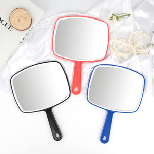<span class=keywords><strong>Miroir</strong></span> de maquillage portable extra large pour barbier, grand angle, antidérapant, texturé, pour salon de coiffure professionnel, logo personnalisé - Product Image 3