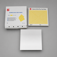 Pack de test Bowie Dick personnalisé pour stérilisation à la vapeur, jetable, pour autoclave (test B-D)