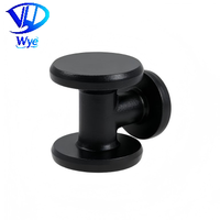 SNIPPIN Rivet à tête cylindrique plate en acier oxydé noir, 3 mm x 3, sans rainure, sans denture, grade A2-70