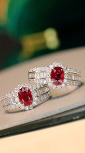 Custom Solid 18K Gold Classic Wedding Engagement <b>Ring</b> with Oval Natural <b>Ruby</b> Brilliant <b>for</b> <b>Women</b> Anniversary Gift - Product Image 6