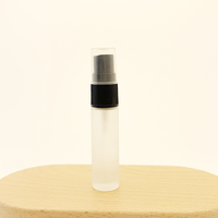 Botol Minyak Esensial Kaca Cetak Sablon Silkscreen dengan Tutup Sekrup, Semprotan Kabut Halus Silinder 10ml, Sampel Grosir Pabrik Mini Tester