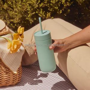 Vaso Térmico Carter de 20 oz con 3 Tapas, Acero Inoxidable, Doble Pared, Aislamiento al Vacío, Antiderrames, Interior Cerámico - Product Image 4
