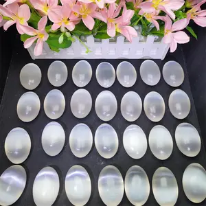 Hochwertige Heilungsstein-Kristall-Dekoration polierte Selenit-Palmsteine zu verkaufen