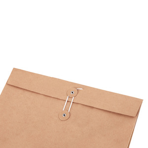 Comix – sac à documents A4 horizontal en papier kraft, dossier de rangement pour bureau, 10 par sac - Product Image 4