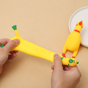 Juguete Antiestrés de Pollo Gritón con Relleno de Harina, Bonito y Divertido, Pelota Antiestrés de Animales, Regalo Clásico de Cumpleaños - Product Image 2