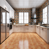 Évier de cuisine modulaire américain, porte en bois massif antique, appareils électroménagers encastrés, couleur personnalisable, écologique, moderne