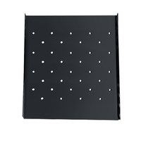 Étagère de serveur fixe 1U en acier galvanisé pour rack 19 pouces, plateau de montage pour armoire de centre de données et stockage d'équipements réseau
