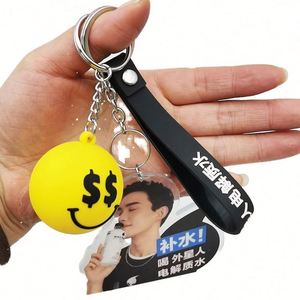 Wholesale Custom Anime Keychain Rubber Silicone Pvc Keychains with Metal Key <b>Ring</b> - Product Image 1
