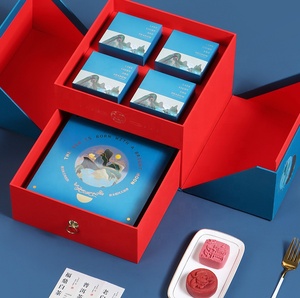 Tùy Chỉnh Thiết Kế Sang Trọng Mở Cửa Ngăn Kéo Các Tông Giấy Hộp Quà Tặng Thực Phẩm Mooncake Hộp Và Túi Biểu Tượng Tùy Chỉnh Bao Bì Hộp - Product Image 4