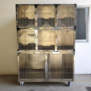 Gabbia di Ossigenoterapia a Temperatura Costante in Acciaio Inox per Animali Domestici, Gabbie Premium per Comfort e Cura - Product Image 1