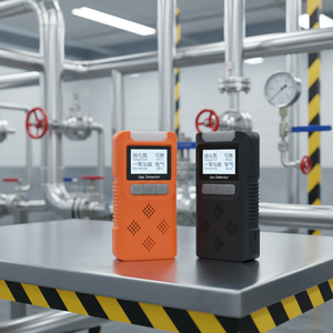Détecteur de fuite de gaz <span class=keywords><strong>portable</strong></span> quatre-en-un multi-gaz (CO/H2S/CO2/LEL) avec alerte vocale, instrument d'analyse 3.7v - Product Image 2
