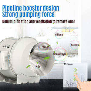 Ventilateur d'extraction silencieux pour <span class=keywords><strong>salle</strong></span> <span class=keywords><strong>de</strong></span> <span class=keywords><strong>bain</strong></span>, 220 V, 2 vitesses, 6 pouces, avec un débit d'air élevé - Product Image 5