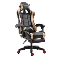 Chaise de jeu inclinable de course de prix usine avec repose-pieds chaises de jeu larges multicolores