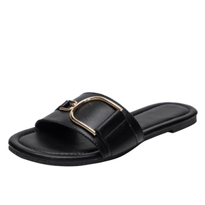 Yearning Women's Genuine Leather Open Toe Outdoor Soft <b>Comfort</b> Breathable Anti-Slippery Summer Winter Spring Autumn Fashion - Product Image 1