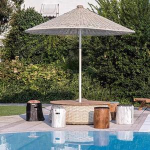 Parapluie en rotin extérieur moderne de haute qualité Creative Open Beach Balcon Piscine Cour <span class=keywords><strong>Parasol</strong></span> Populaire pour House Resort - Product Image 5