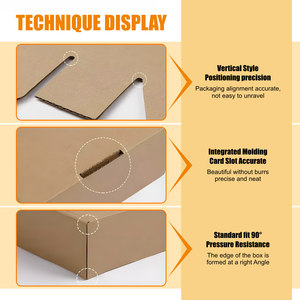Caja de Cartón Corrugado Impresa Personalizada, Resistente y de Alta Demanda, para Regalos y Envíos en Tiendas <span class=keywords><strong>Online</strong></span> - Product Image 4