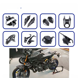 Panneaux latéraux en fibre de carbone véritable, matériau excellent, modification de moto adaptée à Yamaha MT09 MT09SP - Product Image 1