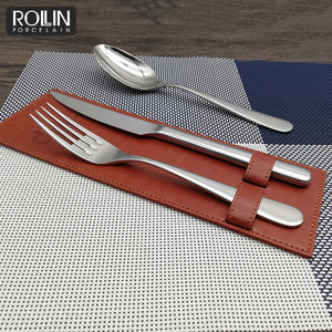 <span class=keywords><strong>Couverts</strong></span> bon marché Vaisselle 4 pièces Couteau <span class=keywords><strong>de</strong></span> <span class=keywords><strong>table</strong></span> Fourchette et cuillère <span class=keywords><strong>Couverts</strong></span> pour restaurant Vente en gros <span class=keywords><strong>Couverts</strong></span> Cuillères Hôtel Vaisselle - Product Image 1
