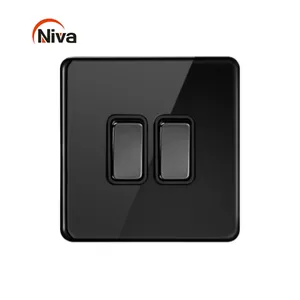 NV Series High Quality Two Gang Two Way Wall Light Switch Electrical Item For Home