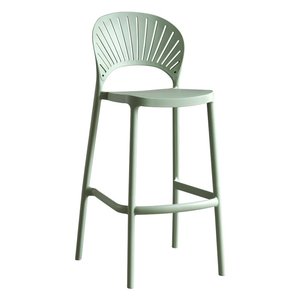 Chaises en plastique minimalistes nordiques modernes <span class=keywords><strong>de</strong></span> luxe, tabourets <span class=keywords><strong>de</strong></span> <span class=keywords><strong>bar</strong></span> disponibles dans une variété <span class=keywords><strong>de</strong></span> couleurs et <span class=keywords><strong>de</strong></span> hauteurs, non pivotants, sans accoudoirs - Product Image 5