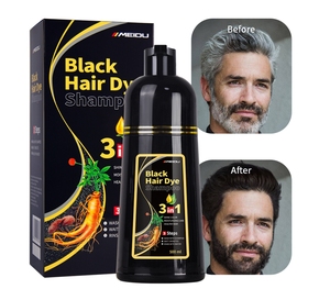 China Factory Wholesale Privatel Label <b>Shampoo</b> Gray Hair to Black Treatment - Product Image 1