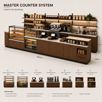 Solución de Diseño Interior Ecológica y Duradera para Cafeterías, Equipamiento Personalizado para Proyectos Globales