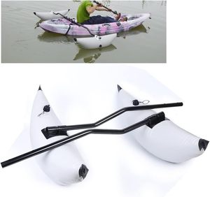 Buona qualità portatile gonfiabile galleggiante d'acqua barca stabilizzatore doppio Kayak stabilizzatore equilibrio Kayak PVC acqua galleggiante - Product Image 1