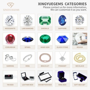Moissanite de forme poire de couleur gris foncé, de qualité VVS1, brillant, de fabrication Xingyue, vente directe d'usine, pour bague - Product Image 6