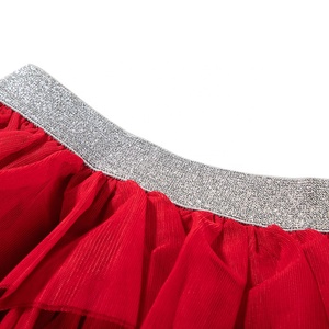 Falda Tutú Gabby Loop para Niñas, Color Rojo, Verano, con Capas de Tul, Estilo Princesa - Product Image 3