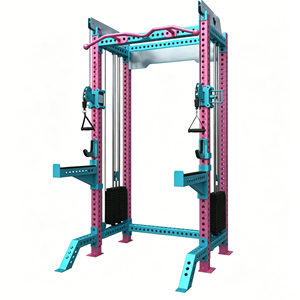 <strong>Multi</strong> Size Cable Crossover Trainer with Adjustable Pulleys-Full Body Strength Training Station for Compact Home Commercial <strong>Gyms</strong> - Product Image 3