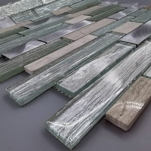 Décoration intérieure : Mosaïque carrée élégante, carreaux de salle de bain, mosaïque murale artistique, motifs de mosaïque pour salon, mosaïque murale en copeaux - Product Image 2