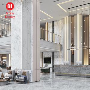 Diseño Elegante para Vestíbulo de Hotel, Vitrinas Personalizadas, Sillones con Estilo, Recepción Lujosa, Vitrinas Modernas - Product Image 3