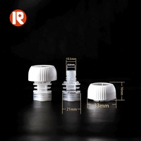 Bouchon en PE de 8,6 mm résistant aux enfants, écologique, durable, avec bec verseur, anti-fuite, qualité alimentaire, réutilisable, ouverture facile, couleur personnalisée, vente en gros