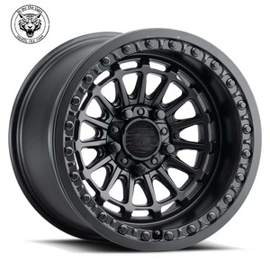 Ruedas y Neumáticos Todoterreno de Aleación de Aluminio Forjado con Recubrimiento de Zinc para ATV <span class=keywords><strong>4x4</strong></span>, Diseño Multirradio de Perfil Bajo de 17-20 Pulgadas para Camionetas - Product Image 1