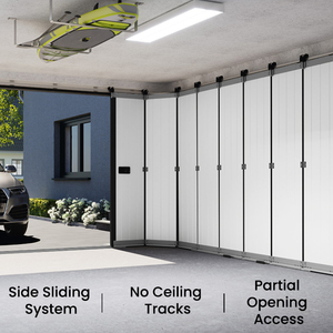 Portes <span class=keywords><strong>de</strong></span> <span class=keywords><strong>garage</strong></span> sectionnelles horizontales électriques automatiques très vendues, en fibre <span class=keywords><strong>de</strong></span> verre, résistantes à l'eau, isolantes thermiquement, durables et simples - Product Image 2