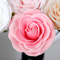 Valentinstag Erwachen Rose Seife Blumen kopf handgemachte ewige Blume Fett Seife Blume Geschenk box DIY Weihnachts strauß Geschenk