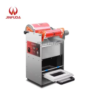 New Desktop Semi-auto Tray Sealing Machine Customized Mold Electric Food Fast Packing Tray Sealer